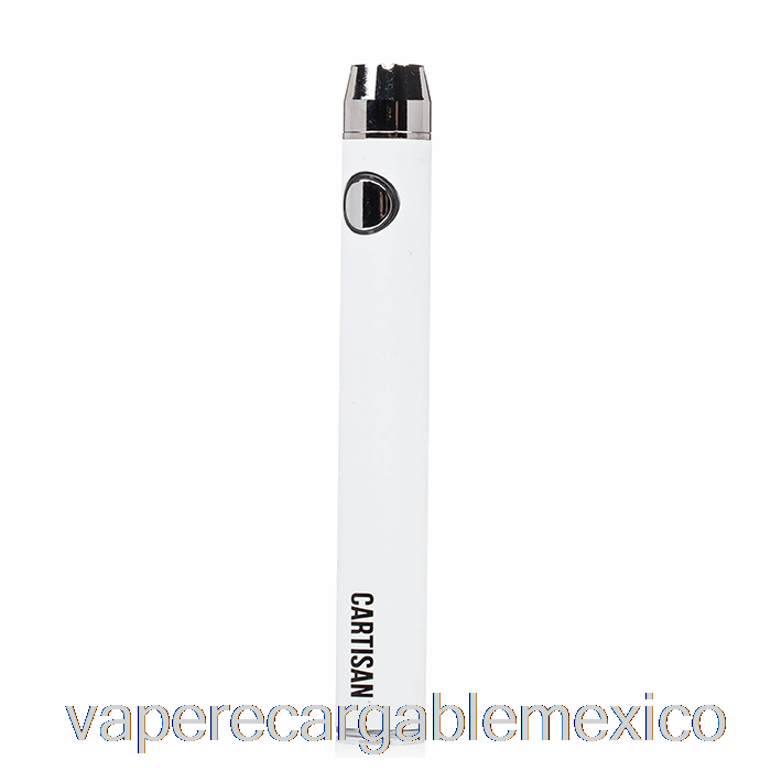 Vape Recargable Botón Carisano Vv 900 Doble Carga 510 Batería [micro] Blanco
